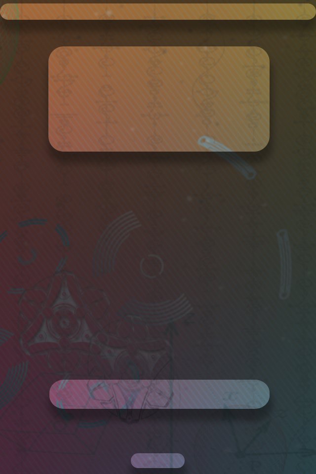 LS FLAT bubble  » lockscreen for iPhone 4/4S (from « SquareMasker »  iOS theme)
