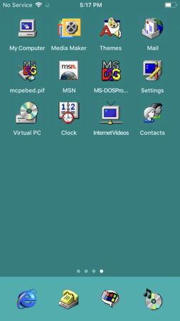 Windows 98 Theme By Nostalgia Themes Install This Ios Theme Without Jailbreak On Your Iphone Or Ipad