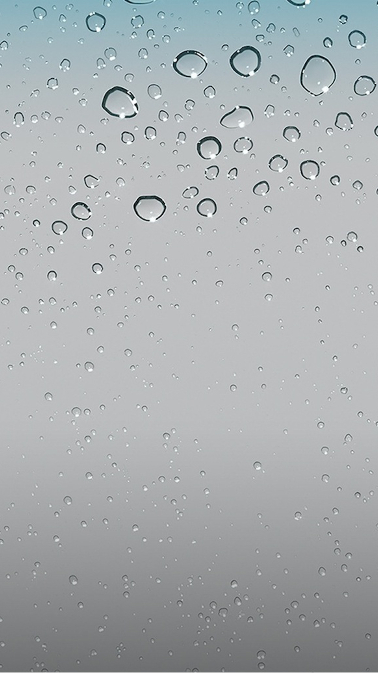 Droplets » lockscreen for iPhone 6 (from « iOS 12 and less to iOS 6 » iOS  theme)