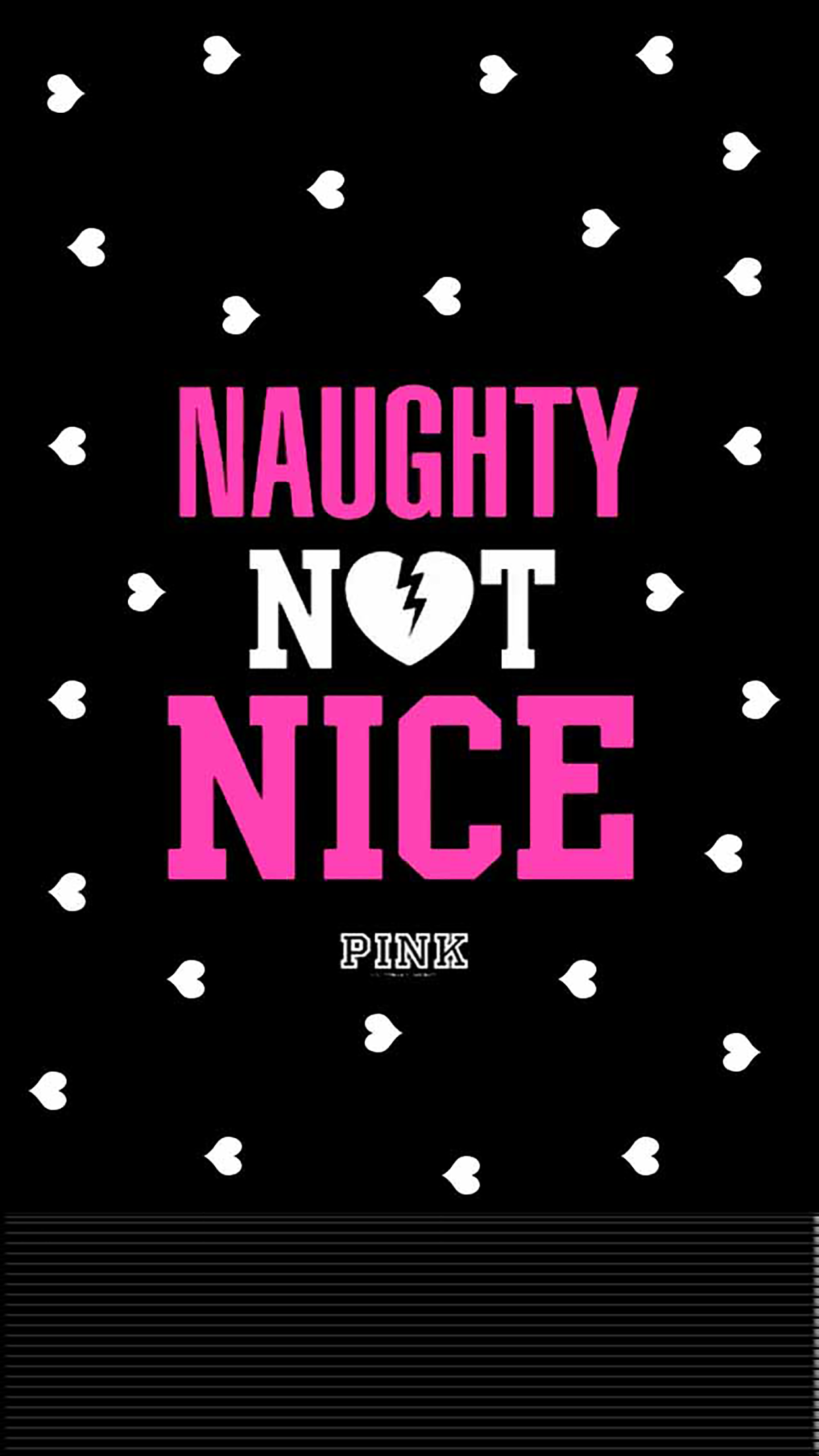 « Naughty Not Nice » lockscreen for iPhone 6Plus (portrait) (from